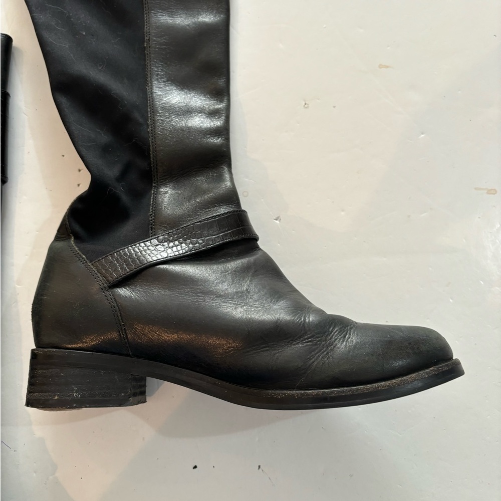 COLE HAAN Black Tall BOOTS 6.5B - Picture 9 of 16